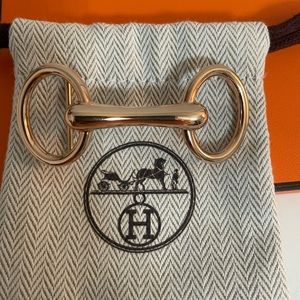 Brand New Hermes  Rose Gold Heritage Belt Buckle , 24mm